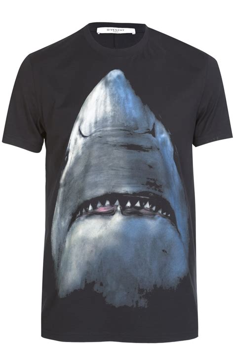 givenchy graphic tees|Givenchy shark tee.